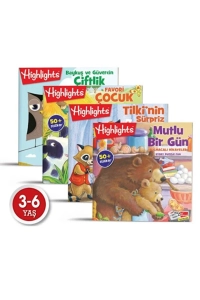 Highlights Sticker Bulmacalı Eğlenceli Hikayeler 4'lü Set